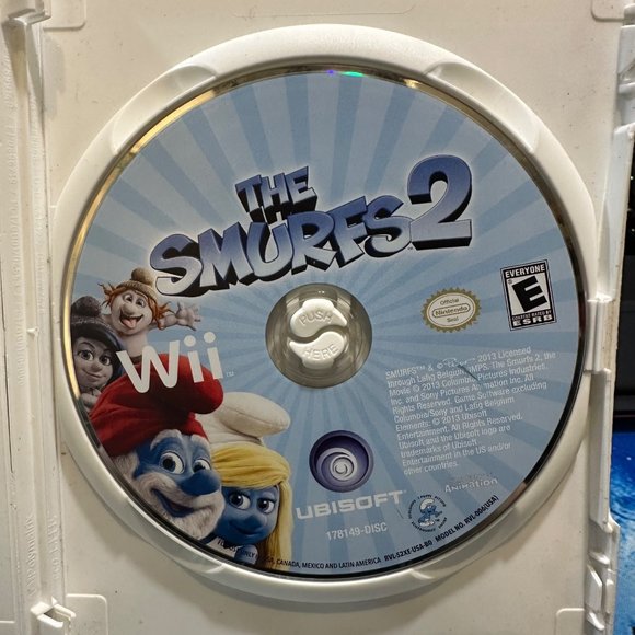 Ubisoft The Smurfs 2 Nintendo Wii 2013 Rated Everyone Single Multiplayer - Picture 4 of 6